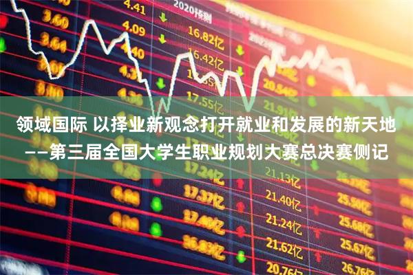 领域国际 以择业新观念打开就业和发展的新天地——第三届全国大学生职业规划大赛总决赛侧记
